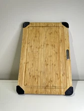Sabatier Extra-Large Bamboo Cutting Board Heavy Duty Kitchen Chopping Block