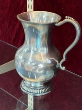 Pierre Deux France Pearl Pewter Pitcher 8" Lead-Free (M)