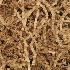 1 LB Brown Crinkle Cut Paper Shred Filler For Gift Baskets Box Stuffing Bulk
