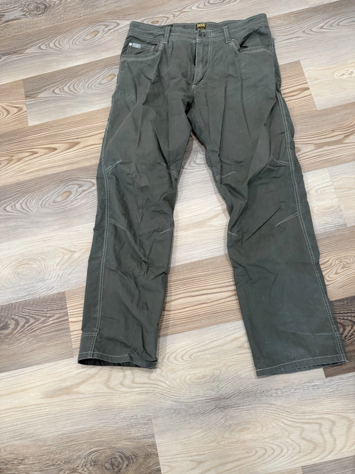 Kuhl Revolvr Pants Hiking Utility Green Men’s Sz 34x32