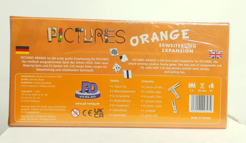 Pictures Orange Kartenspiel Erweiterung ab 8 Jahren NEU - Bild 3 von 3