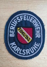 Aufnäher Ärmelaufnäher Abzeichen Patches Berufsfeuerwehr Karlsruhe