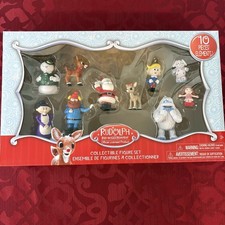 OPENED Rudolph the Red Nosed Reindeer Figure Set 10 Figures Included 2021