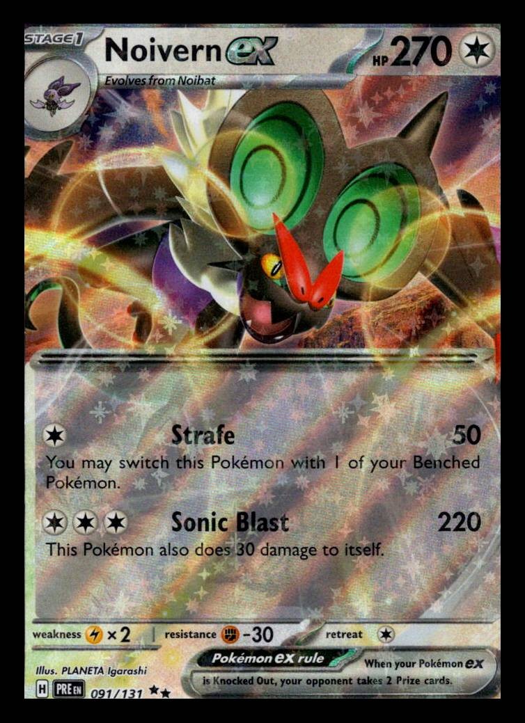 Noivern ex Holo Double Rare SV: Prismatic Evolutions 091/131 LP