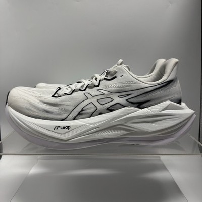 Asics Superblast 3 White Black Running Shoes Sneakers 1013A177 Men's Size 11.5