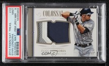 2014 National Treasures Jersey Numbers Prime 2/11 Evan Longoria PSA 9 MINT z0q