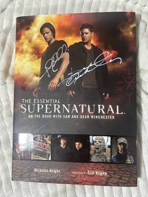 SUPERNATURAL SIGNED BOOK Jared Padalecki Jensen Ackles Essential Autographed