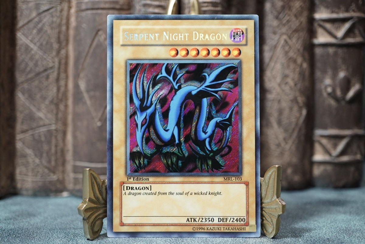 YuGiOh TCG MRL-103 Serpent Night Dragon 1st Edition Secret Rare