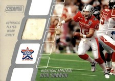 2002 Stadium Club #HM-RG Rich Gannon Highlight Material #/1499