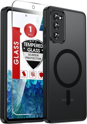 Samsung Galaxy S20 FE 5G Case with Screen Protector, Shockproof,Black