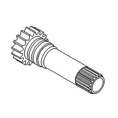 PTO Input Shaft Fits Massey Ferguson 285 1080 1085 516499M93 1808811M92