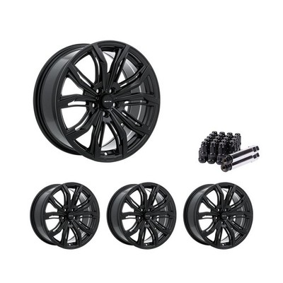 Set of 4 16'' Black Alloy Wheel Rims 5x114.3 fits Toyota Matrix, RTXJ5 5Lug