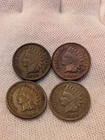 Mixed Date Indian Head Cent Lot - 1891, 1897, 1900, 1903