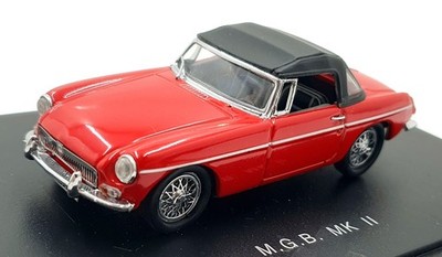 Jouef Evolution Maßstab 1:43 Diecast 1055 - MG MGB MK II Soft-Top - rot/schwarz