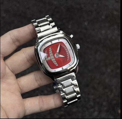 Dynamic Red Square Led Watch (high Quality)