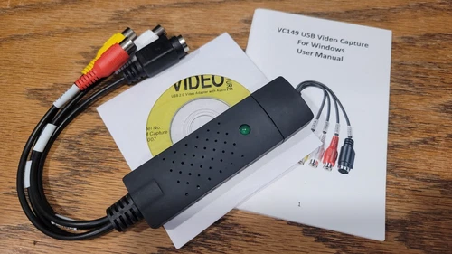 USB 2.0 Audio Video VHS to DVD VCR PC HDD Converter Adapter Digital Capture Card