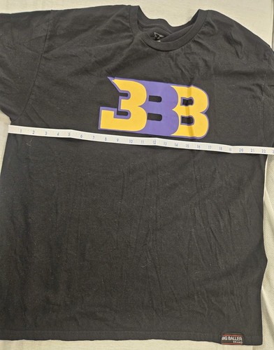 Y2K NBA Lonzo Ball BBB Big Baller Brand Los Angeles Lakers Basketball Tee Sz XL - Picture 8 of 12