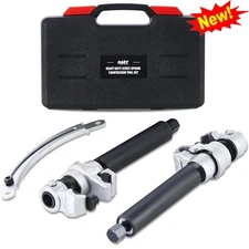 Coil Spring Compressor Tool Strut Installer Heavy Duty Adjustable Locking Design