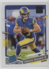 2023 Panini Clearly Donruss Rated Rookie Stetson Bennett IV #83 5y7