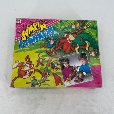 Vintage Pressman Jumpin' Monkeys Skill Action Game Kids Toy Retro 90's COMPLETE!