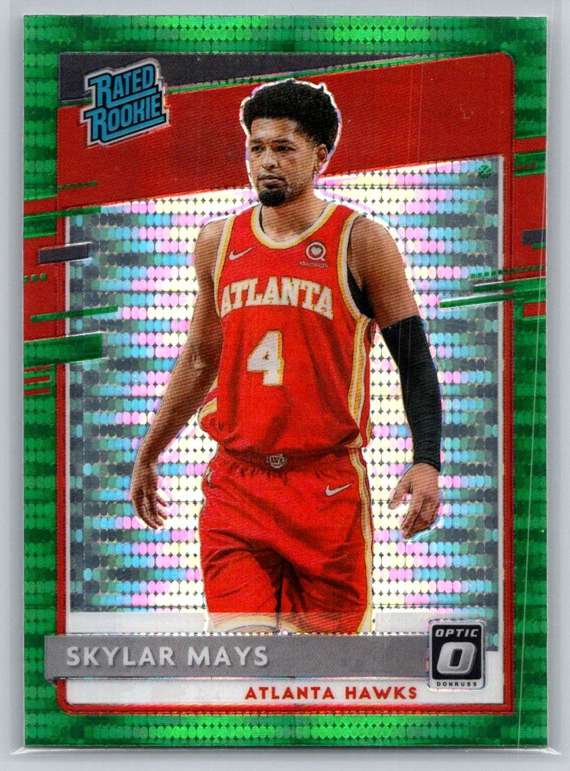 2020-21 Donruss Optic #196 Skylar Mays Green Pulsar
