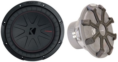 KICKER 48CWR104 CompR 800w 10'' Subwoofer DVC 4-ohm Car Audio Sub+Grille CWR10-4