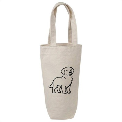 ''Golden Retriever'' Baumwolle Weinflasche Geschenk/Reisetasche (BL00047656)
