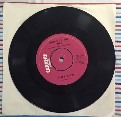 Sheila B Devotion Singin' In The Rain Part 1 & 2 EMI 2751 7'' Single