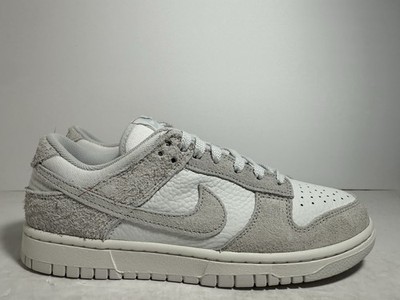 Nike WMNS Dunk Low Suede Leather Summit White Photon Dust HJ5777