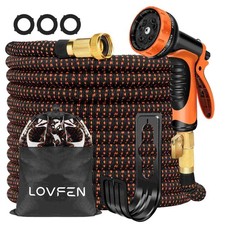 Lightweight Outdoor 3X Expandable Flexible Garden Water Hose 25/50/75/100/150ft