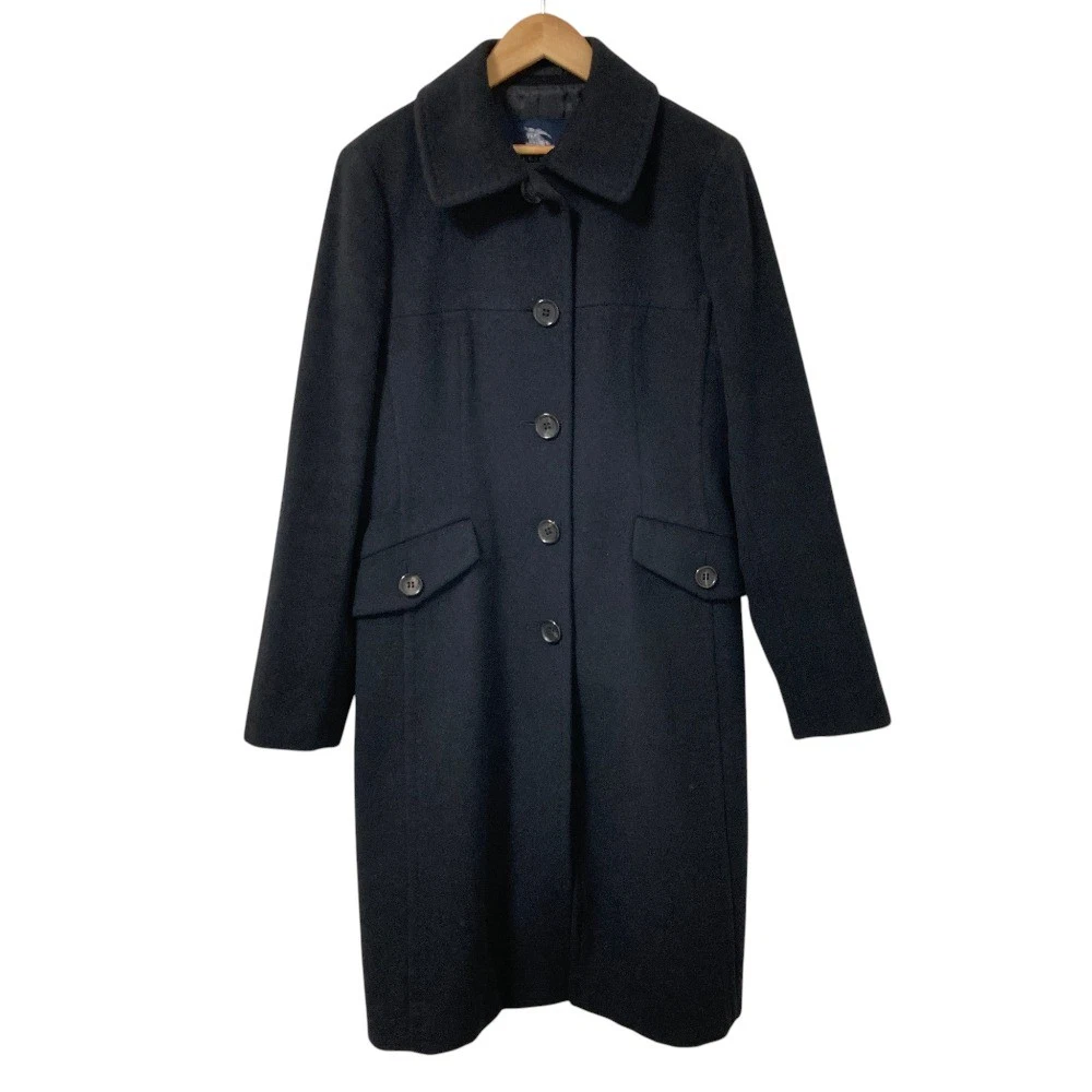 ジャケット・アウター 90s Angora Maxi Single Breasted Coat Long Sleeve Cinched Waist Blazer Wool Look Maxi Coat In Grey | EGO
