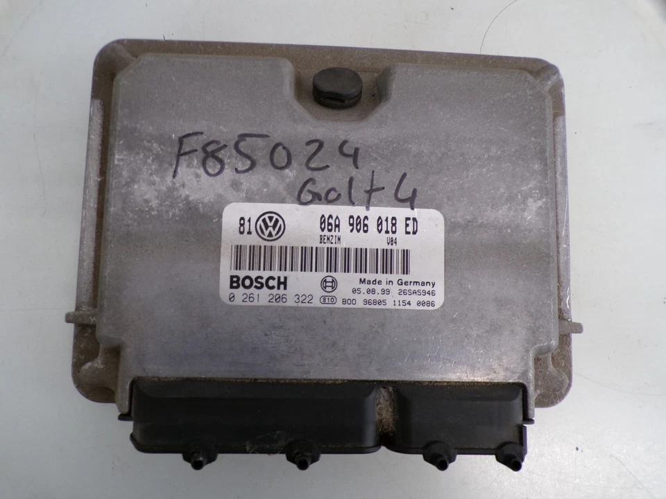 Centralina Motore VW Bora Golf 4 2.0 8V AQY 85KW 115PS 06A906018ED *F85024* - Immagine 4 di 4
