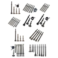 Air Hammer Bits Set Air Hammer Punch Chipping Bits Set Pneumatic Hammer Bits for