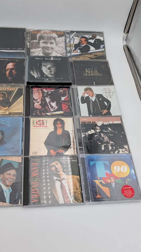 Lot of 26 Classic Rock CDs - Clapton, Bob Dylan, Neil Diamond, Rick Astley + mor Foto 4 de 4