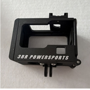 3BR Powersports Metal Camera Case Housing Frame USB Cable for DJI Black
