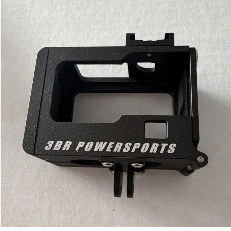 3BR Powersports Metal Camera Case Housing Frame USB Cable for DJI Black