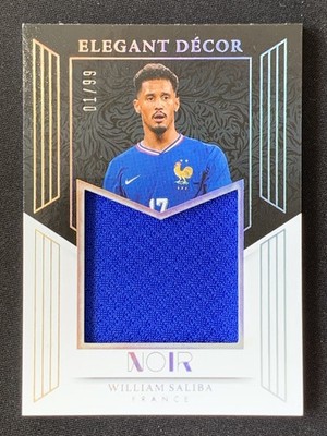 William Saliba 2025-26 Noir Road To Fifa World Cup Elegant Decor Materials /99