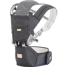 Baby Carrier Newborn To Toddler 6-in-1 Ergonomic Hip Seat Backpack 7-40 lbs