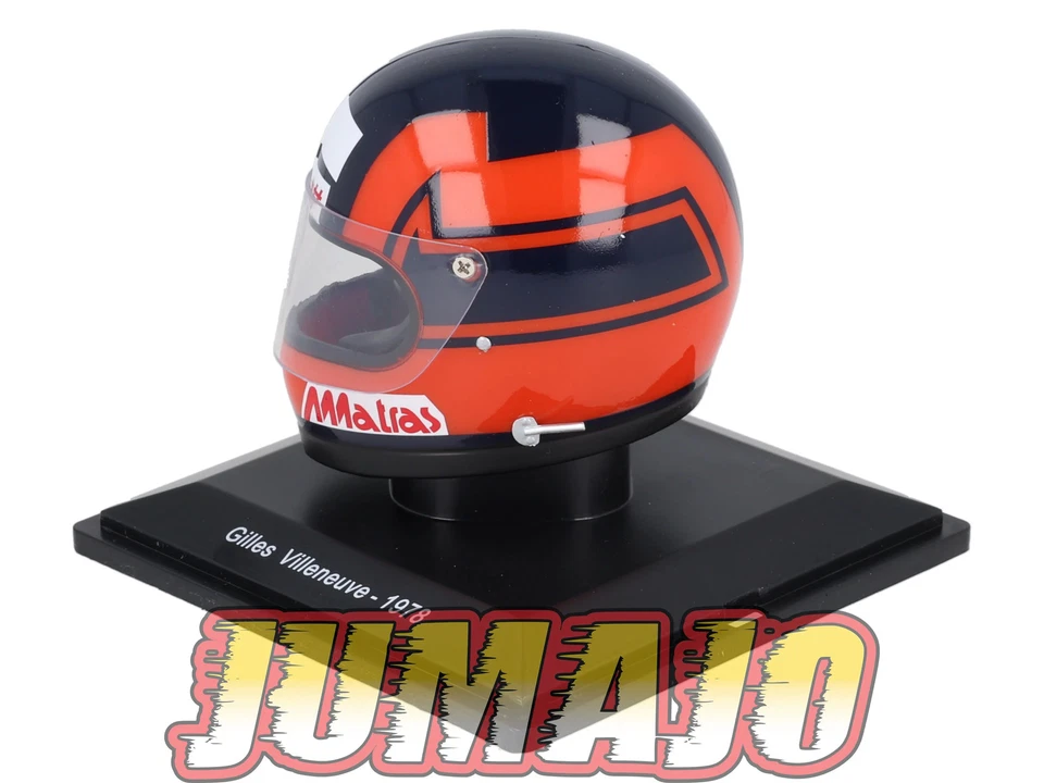 CFO50 Casque Formule 1 CENTAURIA 1/5 FERRARI : Gilles Villeneuve 1978 - Photo 2/4