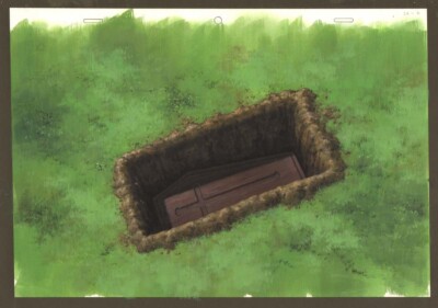 Anime Cel Vampire Hunter D Production Background #2061