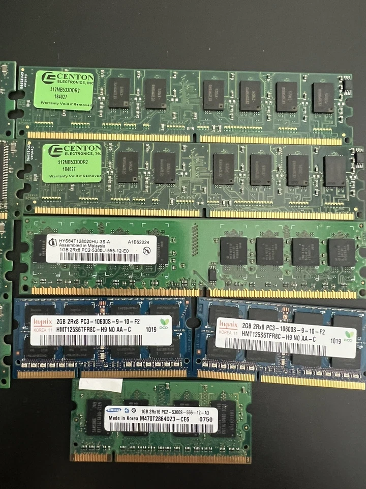 Lot of Various DDR, DDR2 & DDR3 RAM Some Untested - Image 2 of 3
