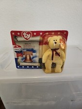 2000 TY Libearty The Bear Teenie Beanie Teddy Bear Toy Plush Stuffed Animal