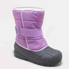 Girl's Asher Winter Boots - Cat  Jack Purple Size 5 New With Tags