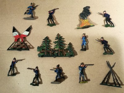 Zinnfiguren Zinnsoldaten - Heyde Haffner / Preußen halb. plast. 4 cm | eBay
