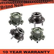 AWD Front and Rear Wheel Bearing Hub for 2008 2009 2010 - 2013 Nissan Rogue 2.5L