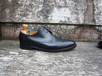 JOSEPH CHEANEY DERBY SCHUHE SCHWARZ LEDER UK7 HERREN TOP ZUSTAND
