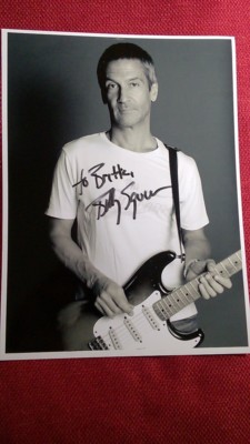 Original-Autogramm von Billy Squier, s/w-Foto, groß 28 x 20,7 cm