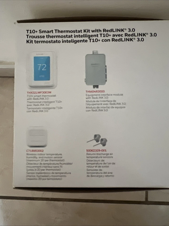 T10+ Smart Thermostat Redlink 3.0 YTHM1004R3001 Honeywell Home System - Image 2 of 4