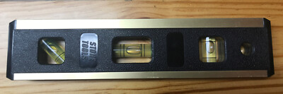 Stone Tools - 7.5'' inch MAGNETIC Torpedo Carpenter LEVEL 3 Vials - Brand New
