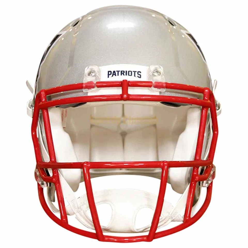 Casco de fútbol americano auténtico tamaño completo New England Patriots Riddell Speed Foto 2 de 4